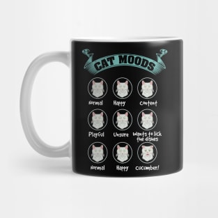 Funny Cat Moods Oh My A Cucumber Mug